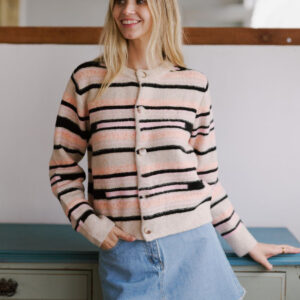 REMI STRIPE CARDI